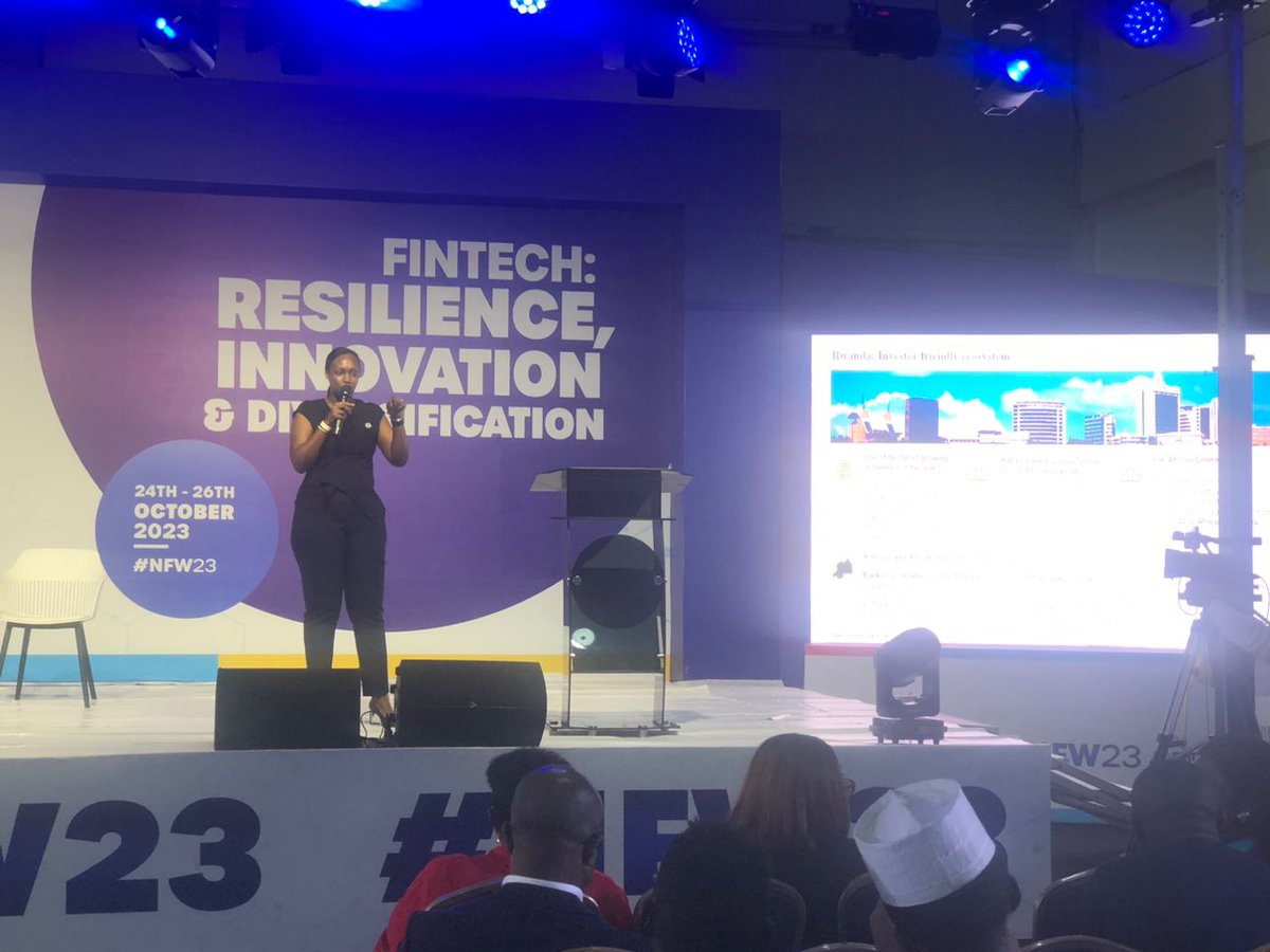 Paytv_ng's tweet photo. Presentation by Kigali International Financial Centre at #NFW23

#NFW23 #paytv #conference #fintech #mediapartner #live #eventcoverage #NigeriaFintechWeek #Africatechconference #techeventinlagos #techconferenceinnigeria #NYSC #RwandAir #Mohbad #Rema https://t.co/RwWjbZK6YD