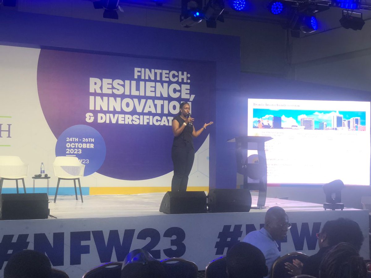 Paytv_ng's tweet photo. Presentation by Kigali International Financial Centre at #NFW23

#NFW23 #paytv #conference #fintech #mediapartner #live #eventcoverage #NigeriaFintechWeek #Africatechconference #techeventinlagos #techconferenceinnigeria #NYSC #RwandAir #Mohbad #Rema https://t.co/RwWjbZK6YD