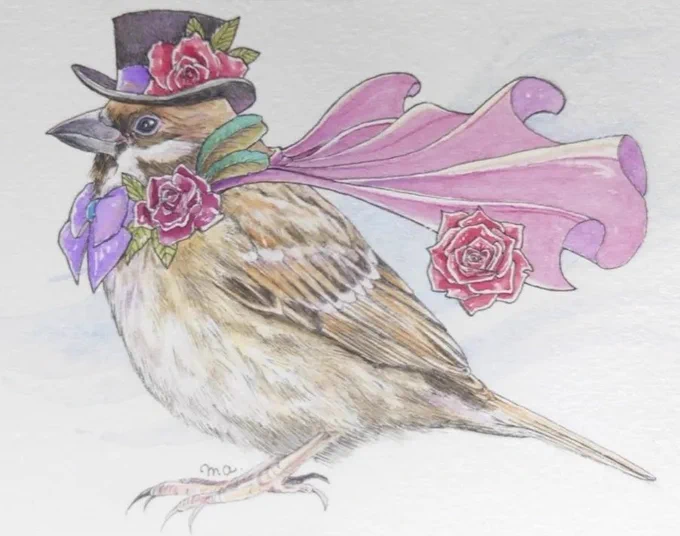 #このタグを見た人は黙って鳥をはる 