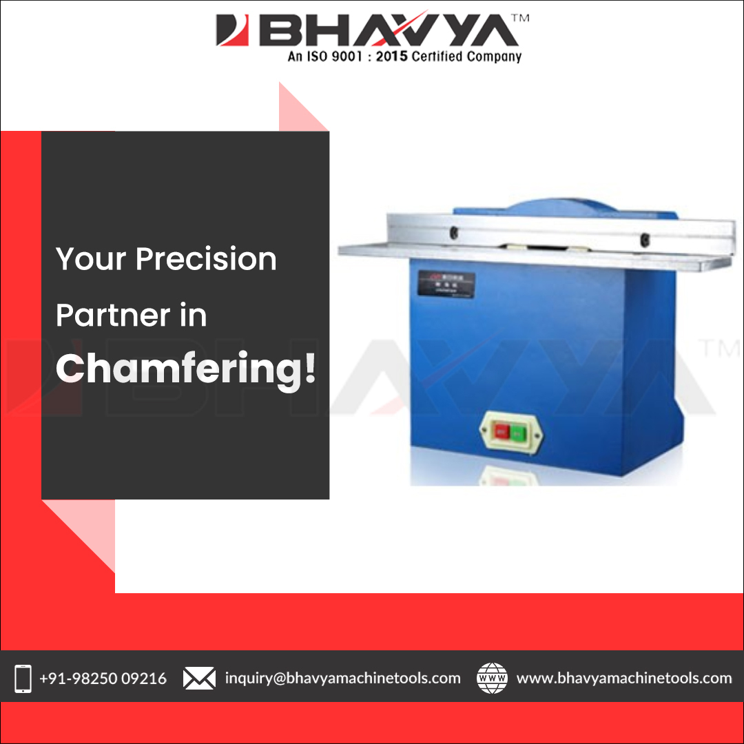 machinery_tools's tweet image. Invest in Precision, Invest in Quality. Bhavya Machine Tool’s Chamfer Machine is here to Streamline your Processes.

For more details, visit- bhavyamachinetools.com/chamfer

#bhavyamachinetools #chamfermachine #chamferingmachine