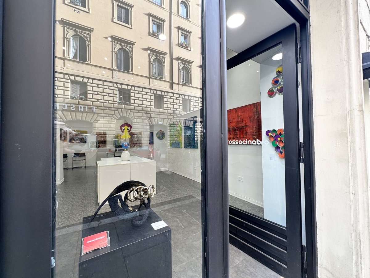 farbkosmos's tweet photo. Rome Art Week RAW bei Rossocinabro 
#romeartweek #rossocinabro #kirstenkohrtart #kirstenkohrt https://t.co/RuyhrHJOyP