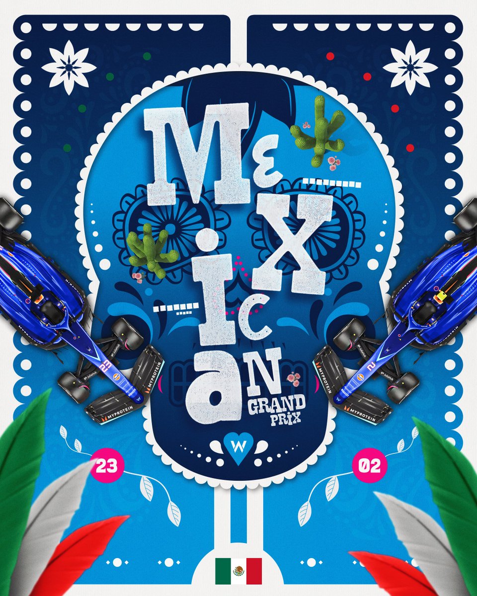 WilliamsRacing's tweet photo. ¡Vamos Mexico! 🇲🇽 https://t.co/M3ip9S3X8K