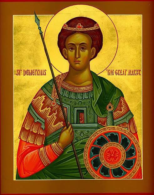 Orthodox_ug's tweet photo. Today we commemorate #Demetrios the Myrrh-streamer & Great Martyr of #Thessaloniki.
Happy feasting to you all. https://t.co/1xK1KUylX3