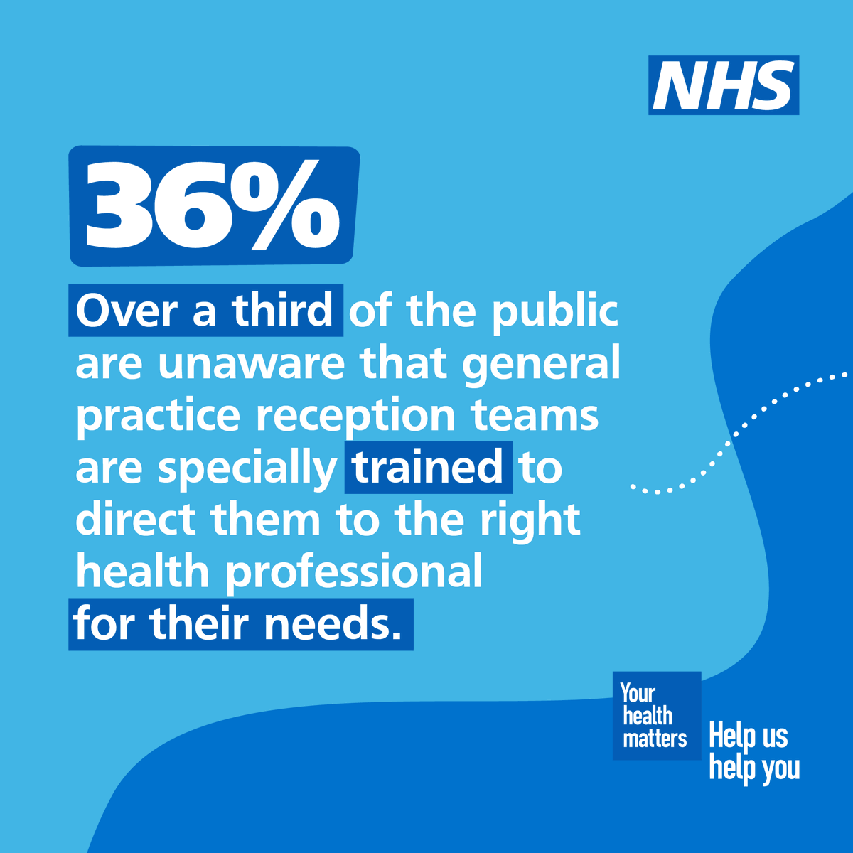 BEMSfederation's tweet photo. ❓Did you know.....the reception team at your Doctors Surgery are trained to direct you to the right care from the right health professional...

They are there to support you... 

Visit https://t.co/ecsK51Gz94

#primarycare #receptionteam #joinedupcare #NHS https://t.co/6dXAJABhcc