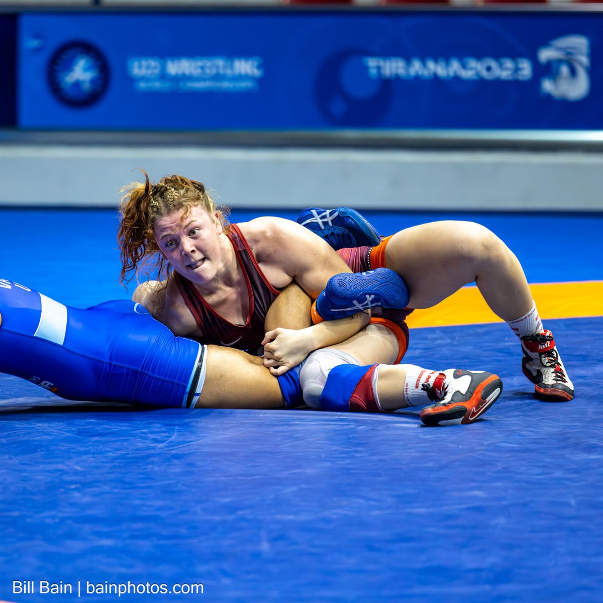 Good luck to Vanessa later today! #WrestleTirana