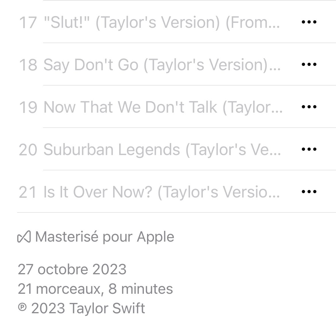 Marelie_45's tweet photo. @TSwiftFranceFan @taylornation13 @TSwiftNewsFR @taylorswift13 Pourtant en bas de l’album, on a toujours la bonne date de sortie https://t.co/0rapvHi8xm