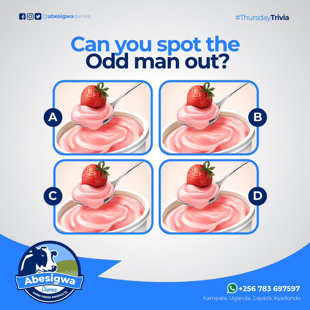 Have you got what it takes to spot the odd man out? If yes, tell us the correct answer in the comments below.😁😉#ThursdayThoughts #thursdaychallenge #abesigwadairies.