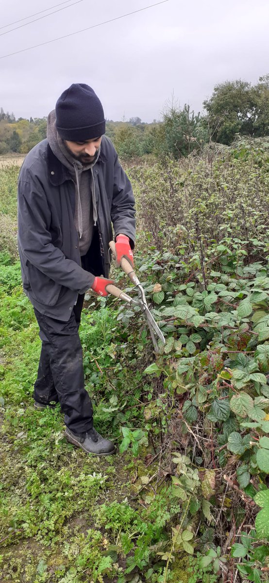 The #FruitAndNutVillage #DruidsHeath team in action at #DruidsHeathGreen earlier today. #BeBoldBeBham #GrowTheVillage