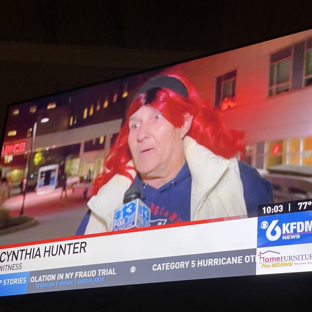 TexasRepublic71's tweet photo. Can we all just take time to recognize the witness they used on news last night for the shooting in Maine. https://t.co/U2lrSNDtVT