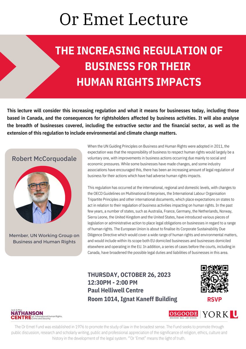 Reminder! Happening today at 12:30 EST. @InclusiveLaw in Toronto, and online. <a href="/NathansonCentre/">Nathanson Centre</a> <a href="/OsgoodeNews/">Osgoode Hall Law School of York University</a>
