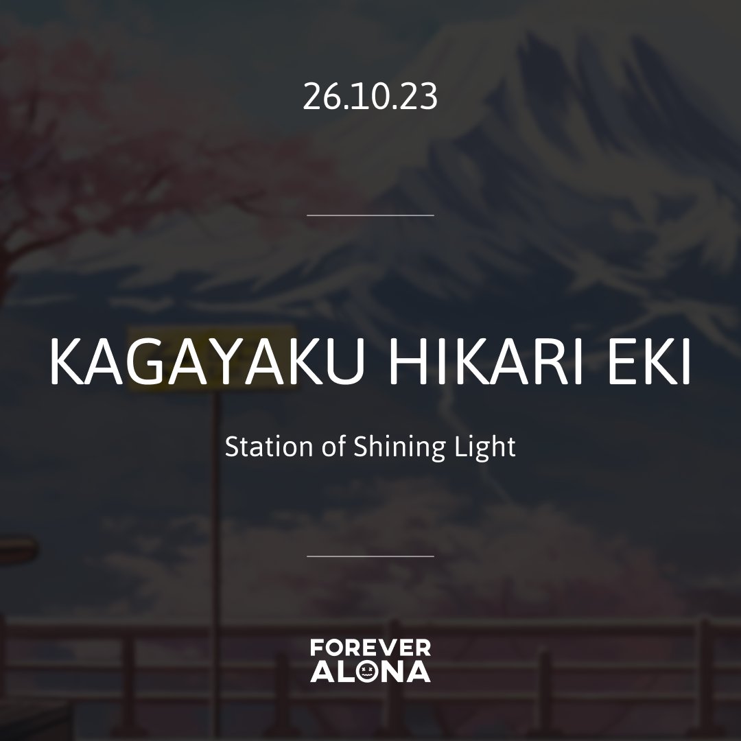 foreveralona_'s tweet image. ➡️Next stop: Kagayaku Hikari Eki - Station of Shining Light

Who do you think we going to meet there?

#dotCORE #NFT #onLoopring