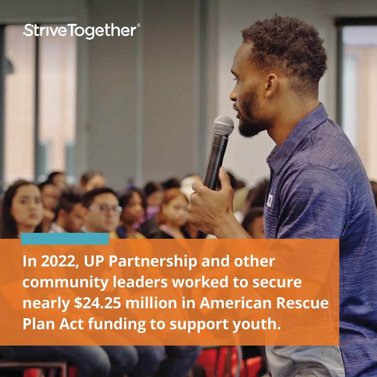 StriveTogether's tweet photo. .@UPpartnershipSA's #SystemsTransformation work in Bexar County, Texas includes supporting partners to advocate for policies and funding to help youth succeed, #CradleToCareer. See how else systems are being transformed in Bexar County: https://t.co/pHVmv7DJm6 https://t.co/cuWCBRfiPO
