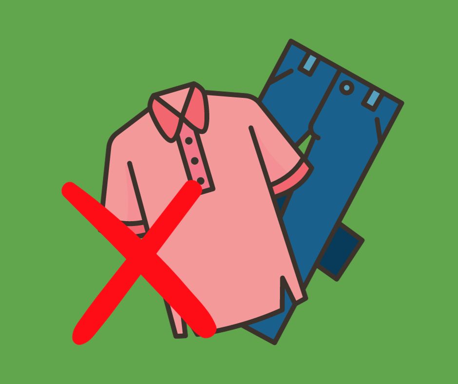 REMINDER: No clothes, shoes, or hangers please!