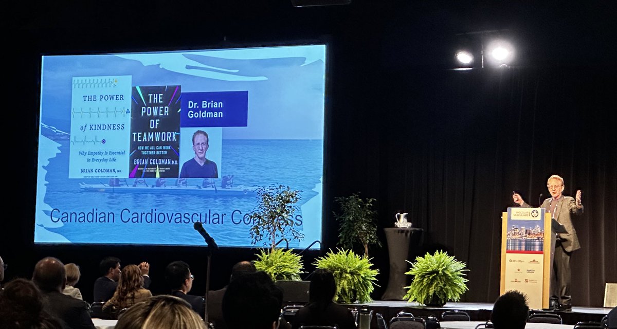 <a href="/SCC_CCS/">CCS</a> <a href="/SCC_CCS_CEO/">Carolyn Pullen, CEO</a> <a href="/NightShiftMD/">Dr. Brian Goldman</a> speaking to us  🫀about the power of kindness + teamwork❤️❤️‍🩹 <a href="/ShelleyZieroth/">Shelley Zieroth</a> <a href="/DrJasmineGrewal/">Dr Jasmine Grewal MD</a> <a href="/CanHFSociety/">Canadian Heart Failure Society</a> <a href="/CAIC_ACCI/">CAIC ACCI</a> <a href="/HeartDocSharon/">Sharon Mulvagh MD FRCPC FASE FACC</a> <a href="/DktrV/">Sean Virani</a> <a href="/seanvandiepen/">Sean van Diepen</a> <a href="/gurm33t/">Gurmeet Singh</a>