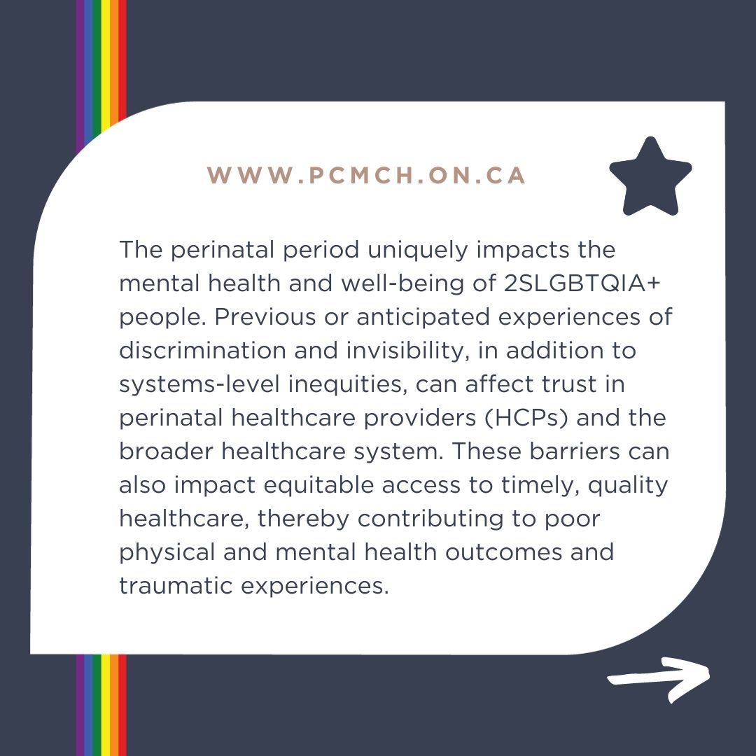 WCHealthNetwork's tweet photo. In March, PCMCH released a tip sheet titled "Providing Inclusive, Affirming, and Safer Perinatal Care for 2SLGBTQIA+ Individuals." To download the tip sheet, visit: https://t.co/4gZiQKRZ80
#InclusiveHealthcare #MentalHealth #MaternalChildHealth #PerinatalSupport #InclusiveCare https://t.co/5Gu7GGtCQm
