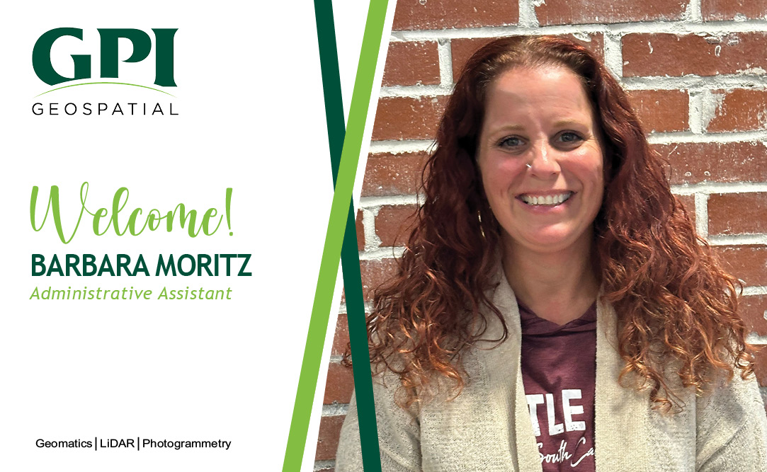 Welcome aboard Barbara Moritz! Our newest administrative assistant, based at our Charlotte office, brings her skills and enthusiasm to the GPI Geospatial team.