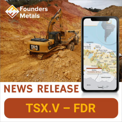 Founders Metals Drills 26.00 Metres of 6.35 g/t Gold at Froyo Gold Zone and Second Rig Begins Drilling

money.tmx.com/quote/FDR/news…

$FDR.V #gold #foundersmetals #goldexploration #tsxv #mining #highgradegold #suriname #mineralexploration #drillresults #assayresults #fdr #assays