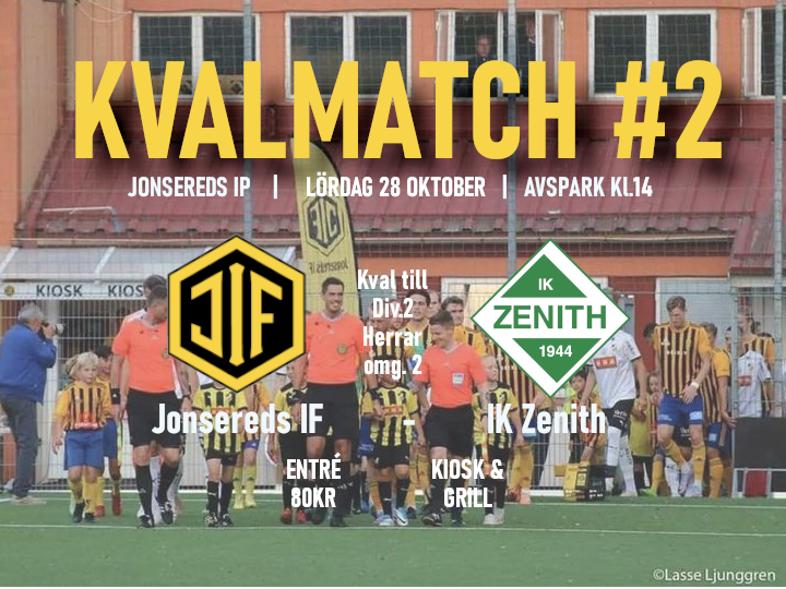 Andra kvalmatchen (ett dubbelmöte) hemma nu på lördag för spel i div.2