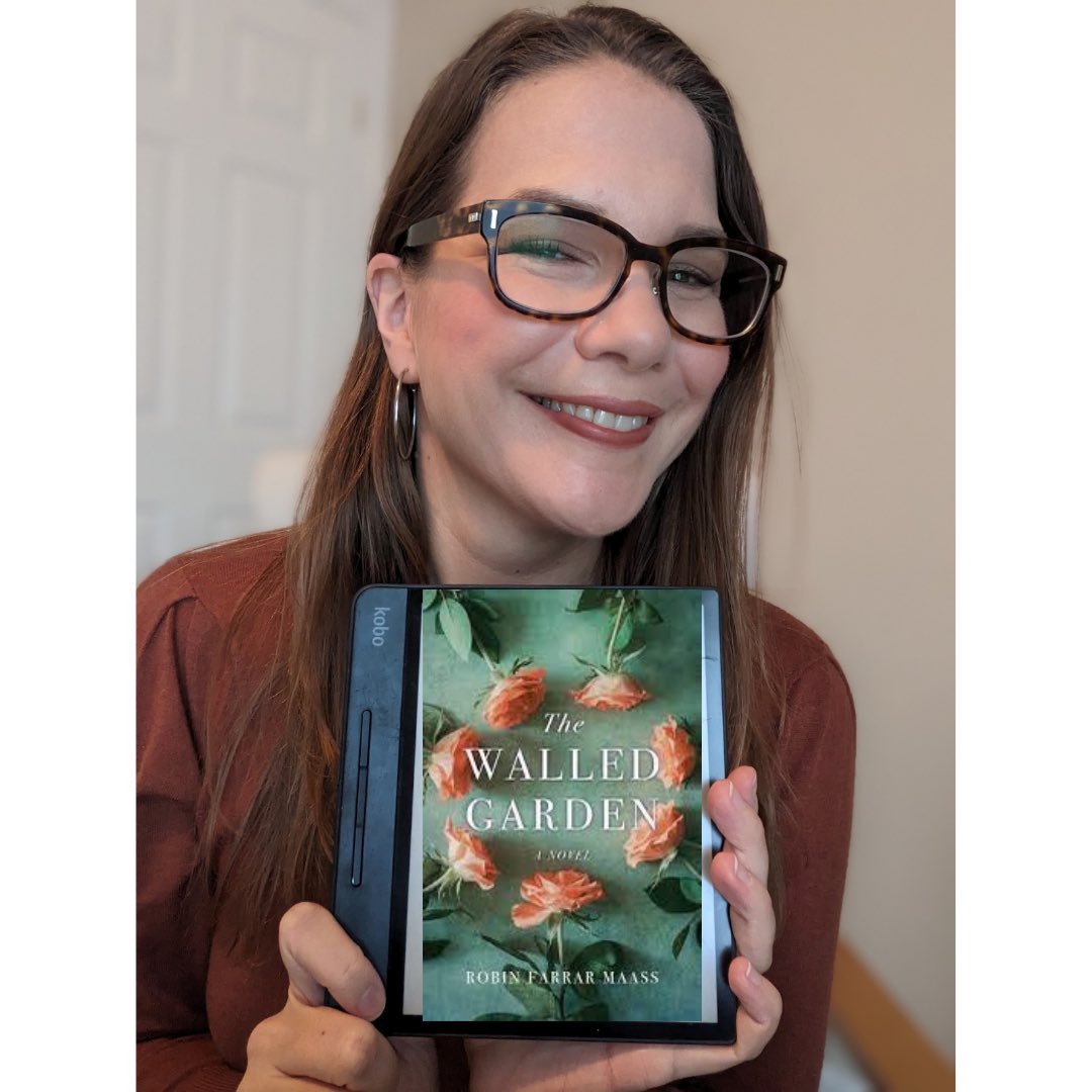 My second <a href="/WF_Writers/">WFWA</a> book this month, The Walled Garden by Robin Farrar Maass. This book plucked me from my sick bed and transferred me to the English countryside. Loved this book, just loved it. A sweet and heartfelt journey. 

#books #reading #readingcommunity #wfwa