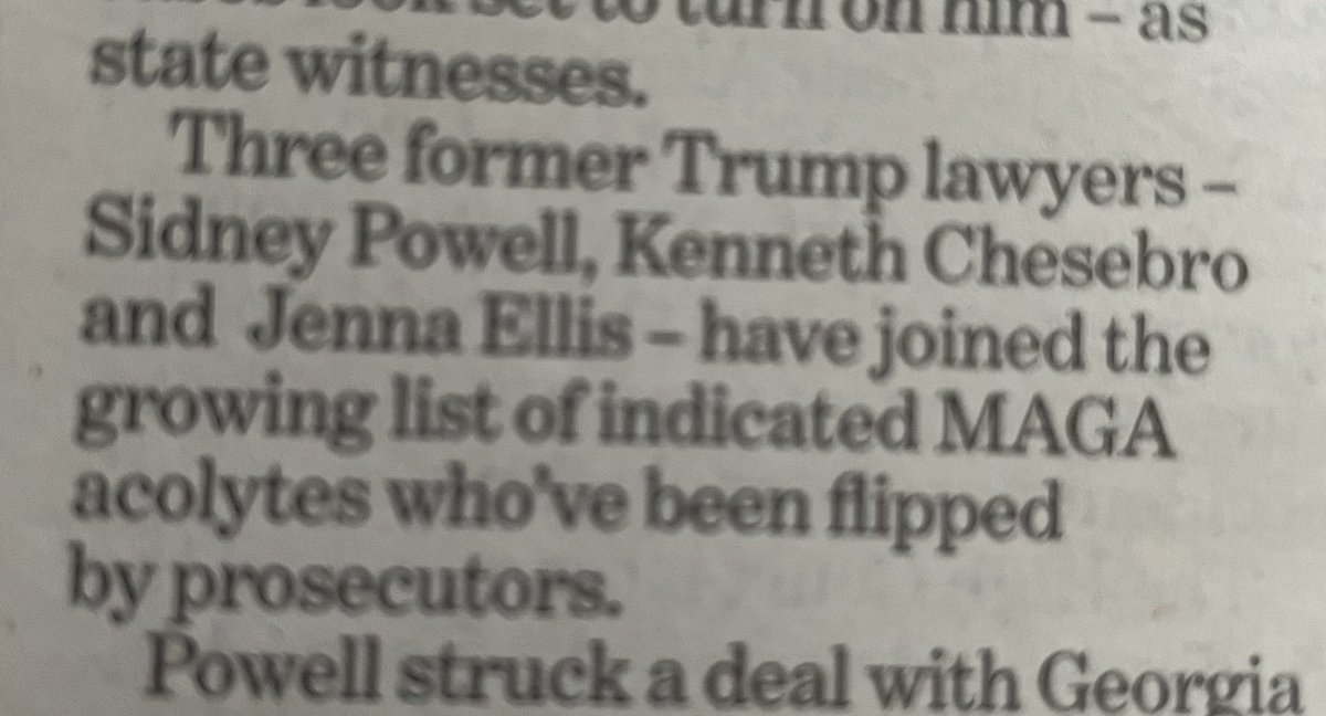 chrisseventeen's tweet photo. You’ve got to love that in an @theipaper article on Trump losing his grip, they misspell, as he often does, indicted. Almost disappointed to see they don’t roll out stollen too….
#Indicated https://t.co/OvRwrZkEgI