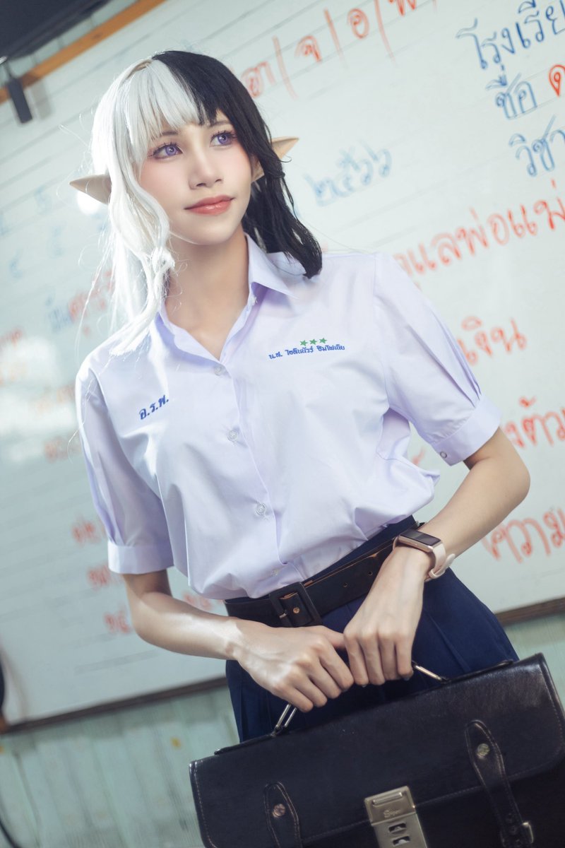 Misakishou9's tweet photo. อยากขออะไรจากดาวโรงเรียนคนนี้ไหมคะ ? 
เเต่ต้องมีของแลกเปลี่ยนน้าาา ... 
 #1023วัดป่าวิทยา #Arproject #Eileennoir https://t.co/vQQdK2R7CQ