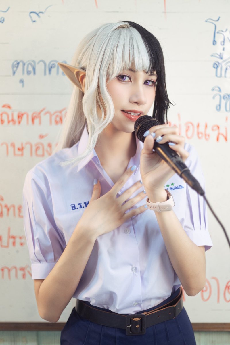 Misakishou9's tweet photo. อยากขออะไรจากดาวโรงเรียนคนนี้ไหมคะ ? 
เเต่ต้องมีของแลกเปลี่ยนน้าาา ... 
 #1023วัดป่าวิทยา #Arproject #Eileennoir https://t.co/vQQdK2R7CQ