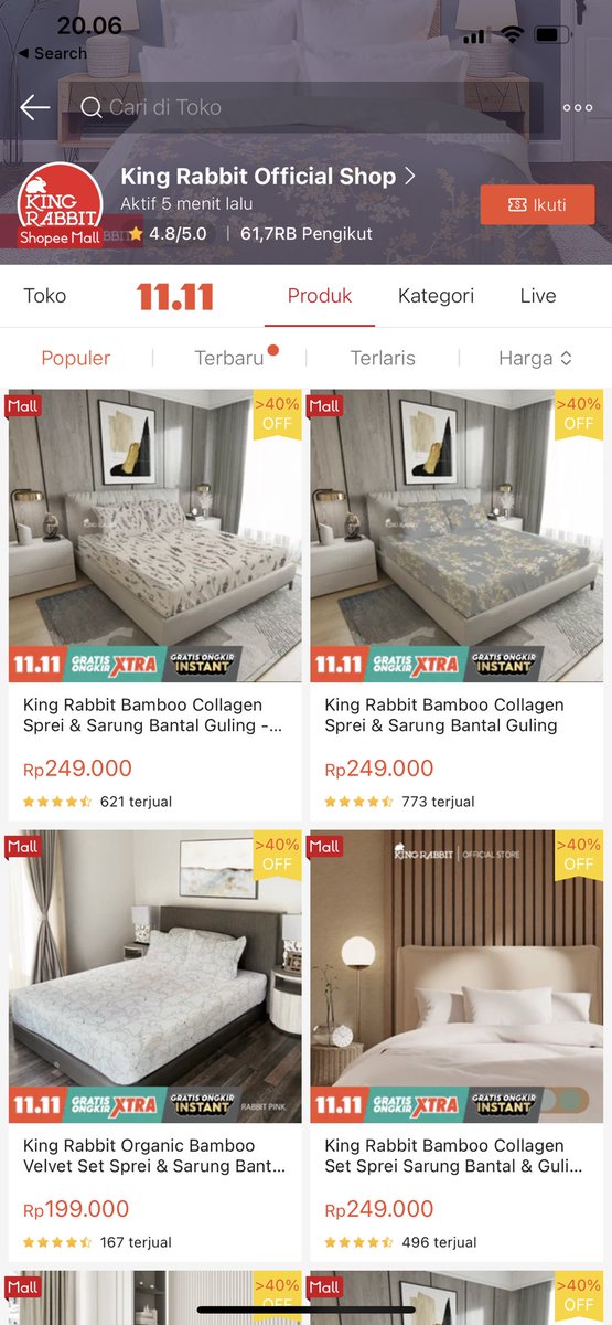 falla_adinda's tweet image. Inyaghh. Enak banget emang.
Ku ga pernah beli merk lain karena ini paling worth buying.
Bahan lembut, dicuci ga pudar. Ditidurin ga panas kena kulit.
Terus dia tuh tinggi, bisa nutup full kasur merk merk King Koil atau Dreamline.
shope.ee/VfQML9qao