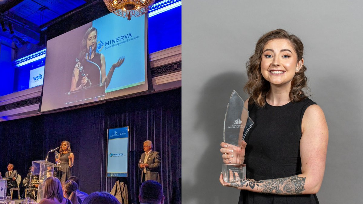SmithBusiness's tweet photo. Congratulations to #SmithPhD candidate @AlyssaGrocutt, who has received the Minerva Award for Rising Star of the Year by Canada’s Safest Employers Awards.  

Read more: https://t.co/tSaKIgMvpB 

#WorkplaceSafety https://t.co/u7ct0dbyH2