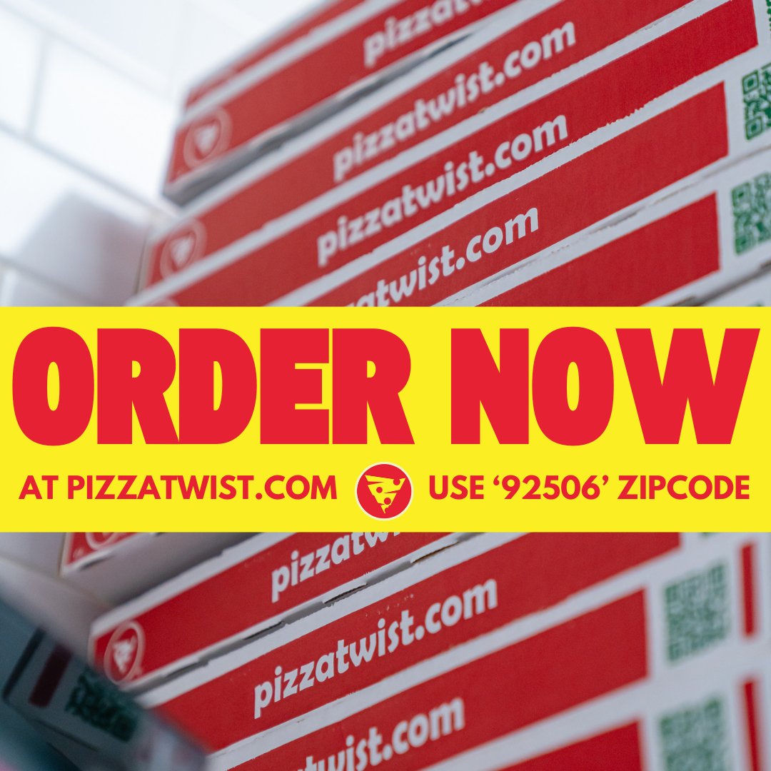 Take a look at our website and check out all the Amazing options we have to Offer!
Pizzatwist.com/locations/best…

#createyourown #createyourownpizza #custompizza #veganfood #glutenfreefood #halalfood #vegetarianfood #meatlovers #spicyfood #everythingyouneed #pizzatwistriverside #yum