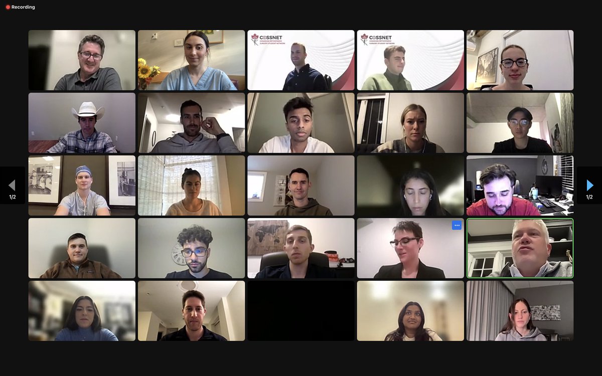 Thank you to all the programs and residents, as well as students who came to our 4th roundtable event last night! We had the chance to hear about the training programs <a href="/UTOSM/">UofT Orthopaedic Sports Medicine Program</a> <a href="/QueensOrtho/">Queen's Ortho</a> <a href="/ucalgarysurgery/">UCalgarySurgery</a>