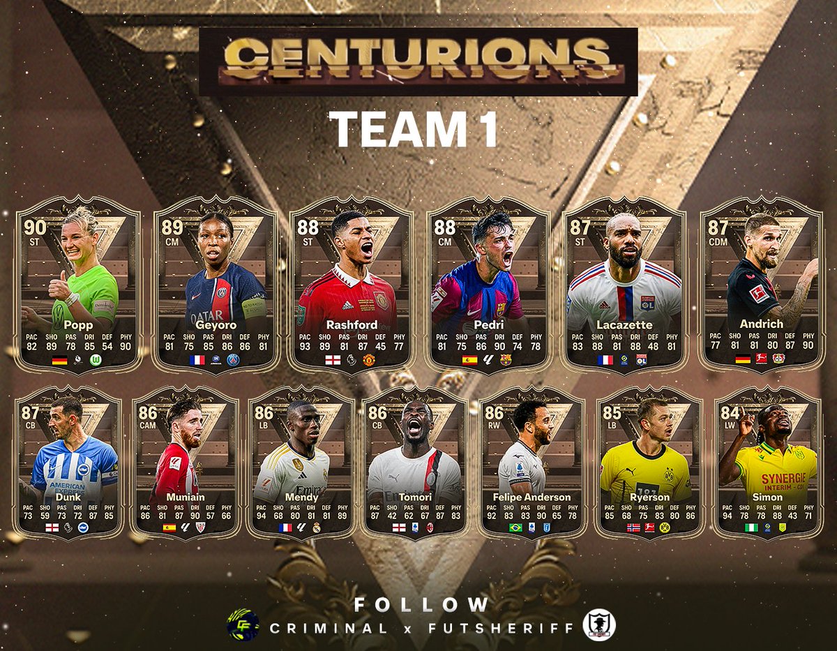 FUT Sheriff - FULL CENTURIONS TEAM 2!⏳✓