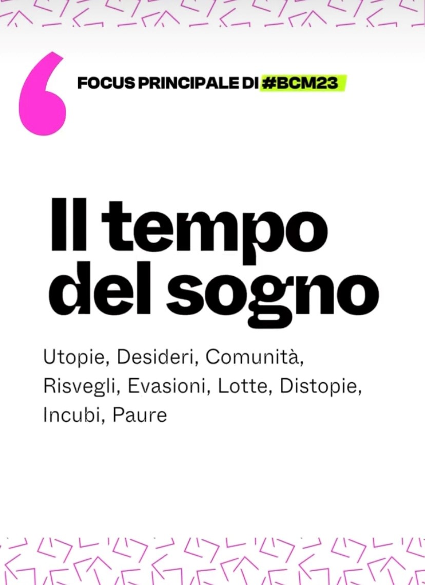 #ScuolaLibraiUEM  
#BCM23

Inconsistenti, sfuggenti, belli, bruti, proibiti, segreti.. tutti abbiamo un sogno da custodire, possibilmente da vivere.
Di sogni si parlerà durante <a href="/BOOKCITYMILANO/">BookCity Milano</a>, vi aspettiamo daydreamers!