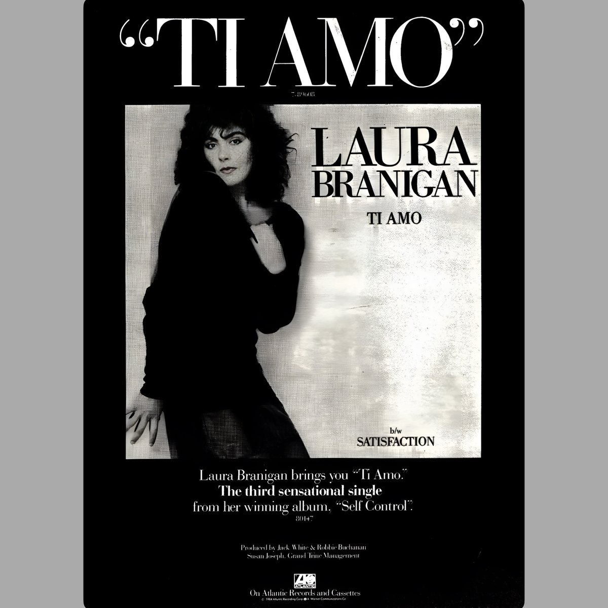#ThrowbackThursday #MusicAdvertising October 26, 1984 - R&R ('Radio & Records') trade magazine published a full-page promo ad for Laura's 'Ti Amo' single from her SELF CONTROL album (1984). ~ Kathy Golik, Legacy Manager
#LauraBranigan #TiAmo #Single #SelfControl #RadioAndRecords