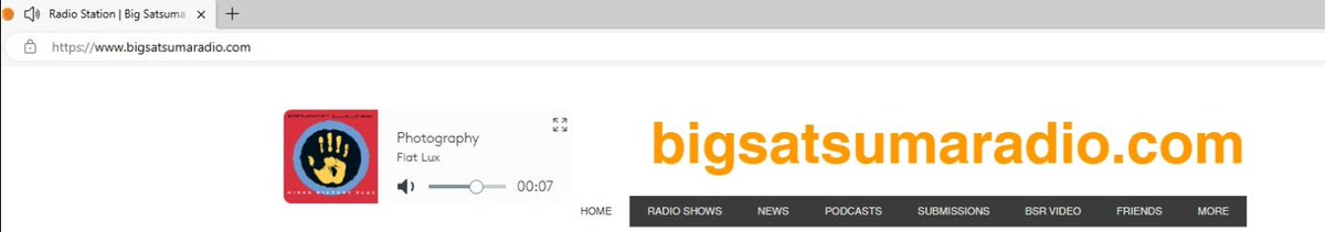 How's that for a koinkindinky!  I've just put <a href="/bigsatsumaradio/">Big Satsuma Radio</a> radio on for some background office music, and my lovely <a href="/fiatluxofficial/">Fiat Lux</a> is playing Photography, one of my favourite songs.  Brilliant!