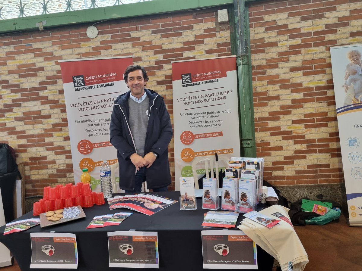 Retrouvez nous au Salon des Seniors de Rennes aujourd'hui et demain. Expertises gratuites, info sur les prêts sur gage et sur l'épargne solidaire