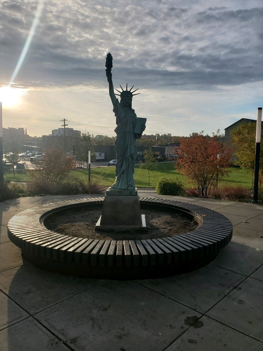 I am happy to announce Lady Liberty has moved back to her rightful location.