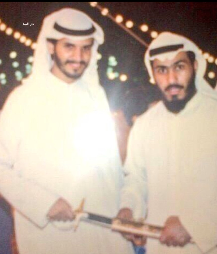 من اليمين جاسر عبدالرحمن ومرزوق بن كدموس الديحاني