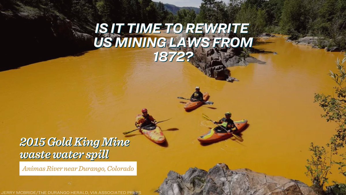 In September, the Biden administration announced its intent to reform the General Mining Act, a law that allows a host of players to stake placer mining claims on public lands without environmental review or public hearings. sc.org/40ab8xY