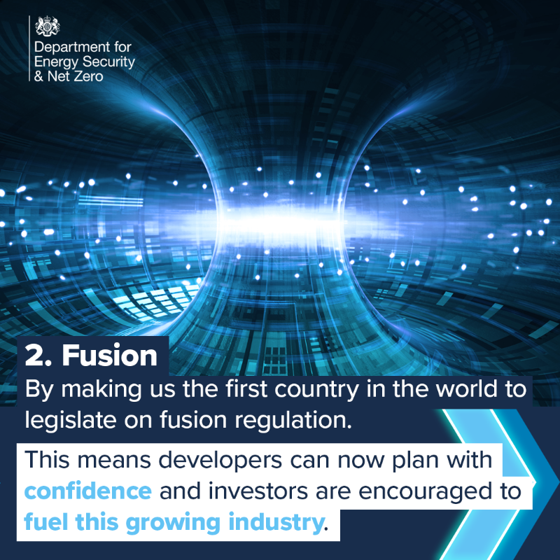 energygovuk's tweet photo. Today the Energy Act becomes law - the biggest piece of energy legislation in a generation. 

It lays the foundations for an energy system fit for the future. 

But what will it do and how will it help you? 👀👇