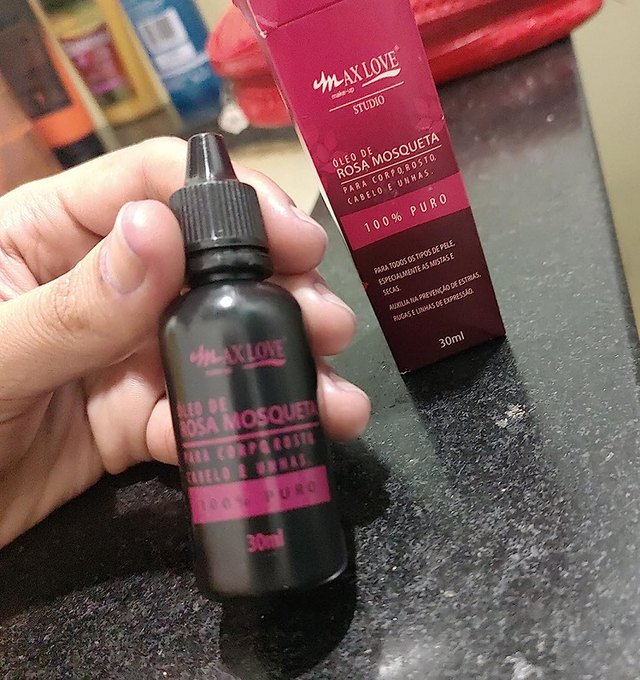 Óleo De Rosa Mosqueta 30ml – 100% Puro – Max Love