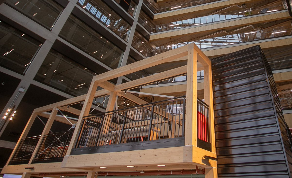 CheviotInstall's tweet photo. Check out some more exclusive photos from our recently completed Milton Keynes project! Here are some of the stairs and balustrades, giving the office a cool urban style. 

#Construction #ConstructionUK #Steel #SteelWork #Stairs #balustrades #UK #MK #MiltonKeynes https://t.co/yyUFCYWysd