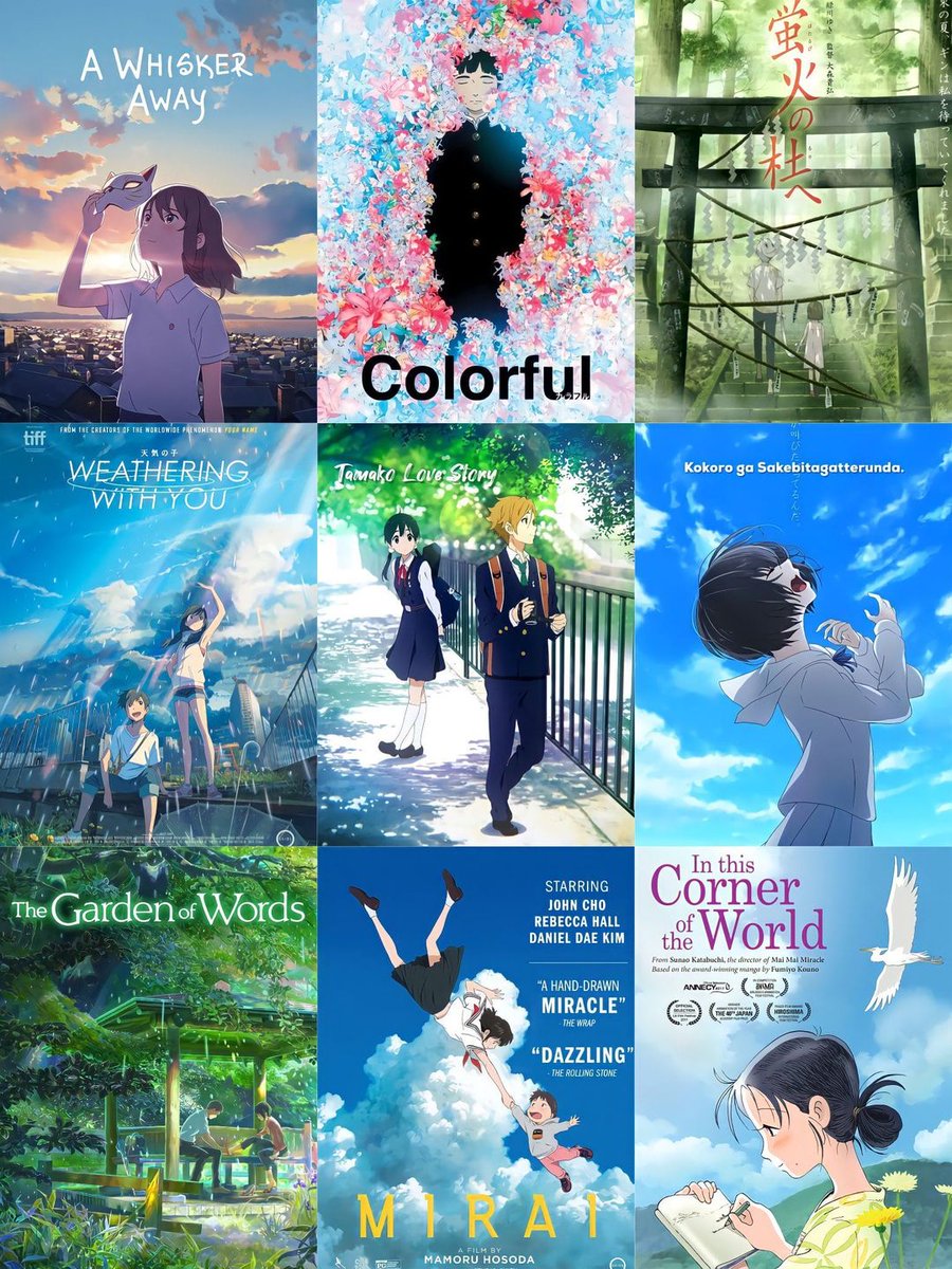 XTheGwen's tweet photo. Animes worth watching https://t.co/9gqrryPHXh