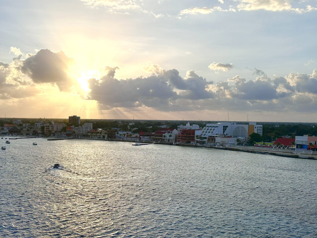 Good Morning Cozumel
It’s going to be a beautiful day ☀️😎

#Cozumel #Mexico 
#VikingStar #PanamaCanalandPacificCoast
#myvikingstory #backonboard 
#VikingOceanCruises
#VikingCruises #lovecruising
#Cruising 
#traveladdict 
#worldtraveler #roamtheplanet 
#wanderlust