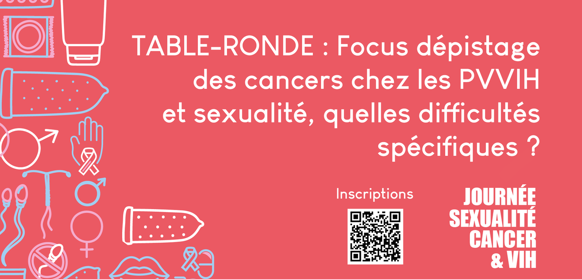 Association_AT's tweet photo. [JOURNÉE SEXUALITÉ, CANCER &amp; VIH]
Nous y serons pour participer à la table ronde "Focus dépistage des cancers chez les personnes vivant avec le #VIH et sexualité, quelles difficultés ?"

=> infos, programme et modalités d'inscription dans le tweet du @RCancervih ci-dessous 👇🏽 https://t.co/tvbfnkCHFO