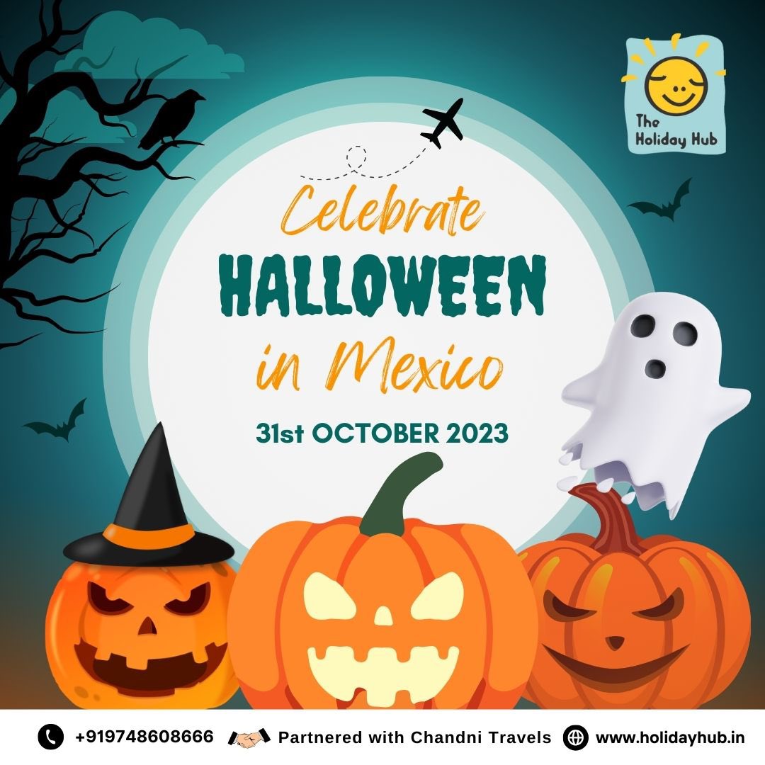 Join us for a Spooktacular Celebration in Mexico this Halloween🎃👻🍬✈️

#halloween #mexico #travelmexico #travel #holidayhub #thh #travelagency #holidaypackages #celebratehalloween #trip #travel #tour #tourism #halloweencostume #halloweenvibes #halloweenobsessed #traveler…