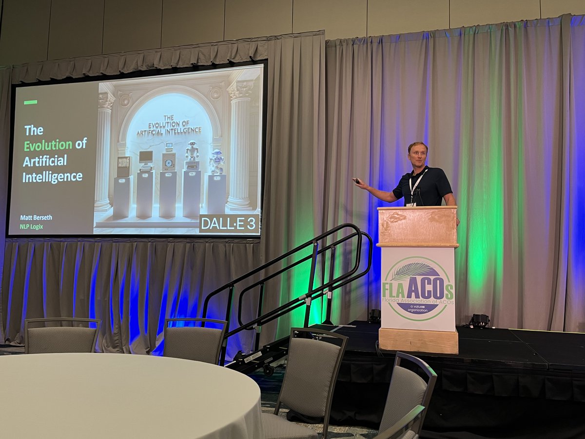 Our CIO's presentation at the Florida Association of ACOs healthcare conference was much anticipated. His topic was "The Evolution of AI Over the Past Ten Years."