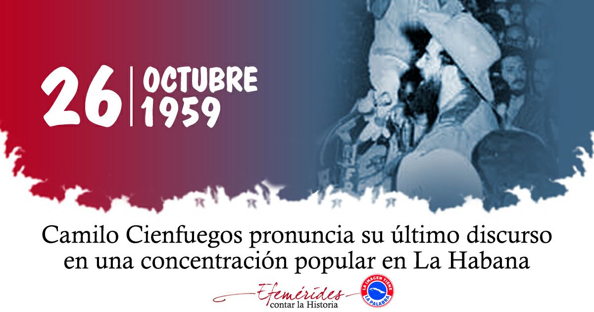 "Para detener esta revolución cubanísima, tiene que morir un pueblo  entero (...") y serían una realidad los versos de Bonifacio Byrne:
“Si deshecha en menudos pedazosse llega a ver mi bandera algún día, /nuestros muertos, alzando los brazos, la sabrán defender todavía…”.
#Cuba