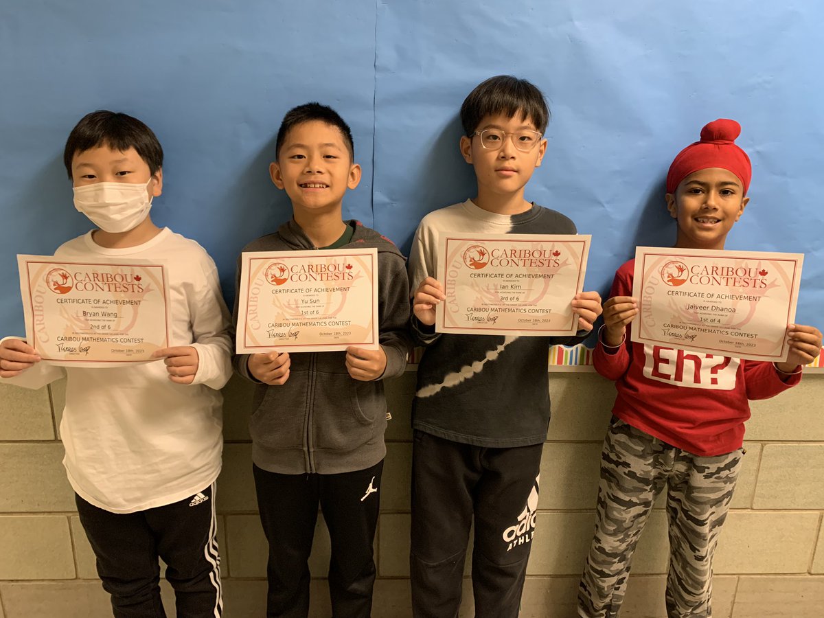 David Edgar (@sabreslst) on Twitter photo Congratulations to our <a href="/SPSSabres/">Southwood Sabres</a> who achieved a top 10% score in the October <a href="/CaribouTests/">Caribou Mathematics Contests</a>! Congratulations to our <a href="/SPSSabres/">Southwood Sabres</a> who achieved a top 10% score in the October <a href="/CaribouTests/">Caribou Mathematics Contests</a>!
