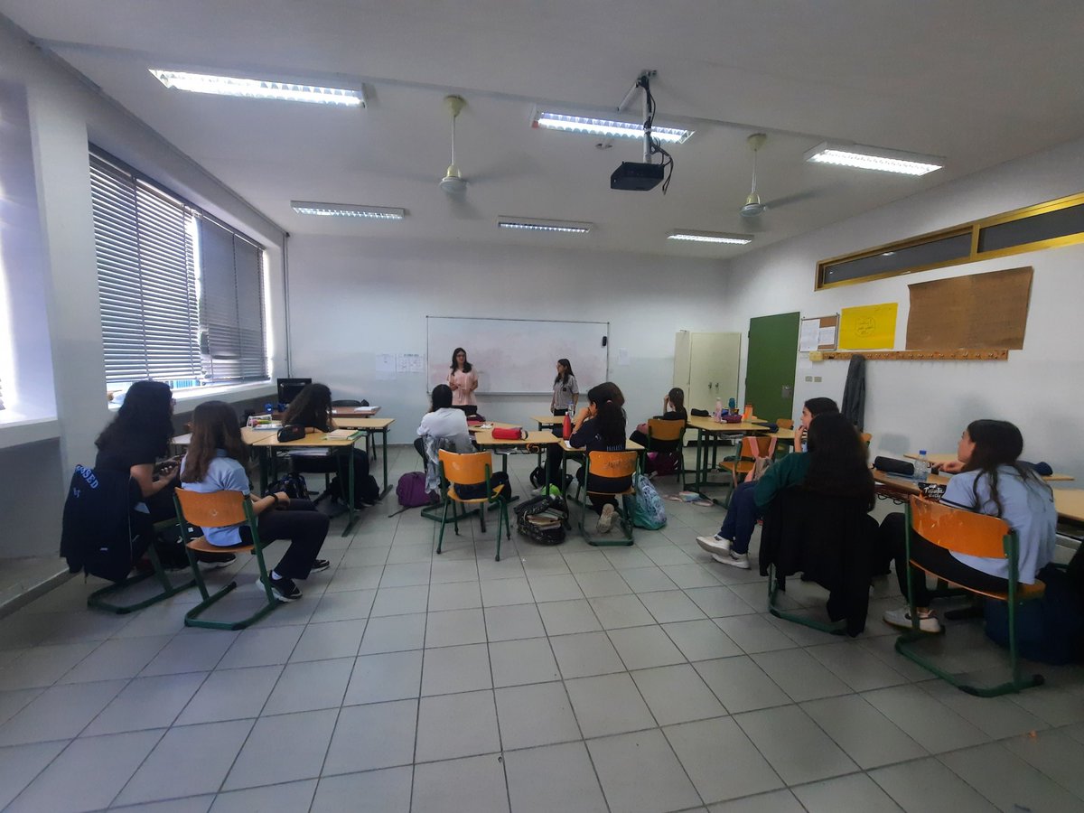 SandyTabbara's tweet photo. As you embark on your 1st community service session about public speaking,remember that your voice is a powerful tool for change.Wishing you success in your community service journey!You've got this Lara & Layan💪 @Hhhsinfo @ea_rania @GhinwaJardali @DidiSaleh10 #10AP https://t.co/pgSRQSLori