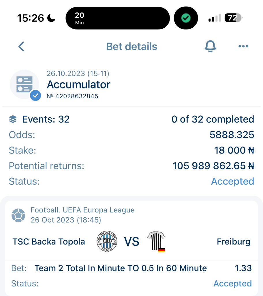 TalentedFBG's tweet photo. 18k win 100 million 
Boom 💥 
5k and 600 odds ⚽️⚽️⚽️
➡️Get 2times of your first deposits

✅Register here 👉  https://t.co/qECEnCN8k1
✅Use Promo Code: TALENTED

🔤🔤🔤valid for new 1Xbet accounts that register with the link/promo code

🎉New here check 👉  https://t.co/9yuRInEssx